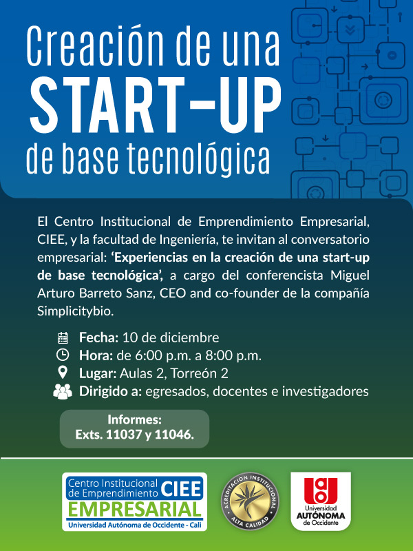 Conferencia para emprendedores